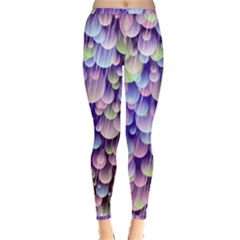 Abstract Background Circle Bubbles Space Inside Out Leggings