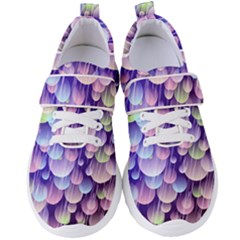 Abstract Background Circle Bubbles Space Women s Velcro Strap Shoes by HermanTelo