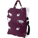 Cat Nature Design Animal Skin Pink Fold Over Handle Tote Bag View2