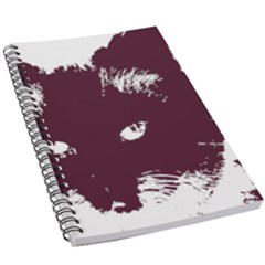 Cat Nature Design Animal Skin Pink 5 5  X 8 5  Notebook by HermanTelo