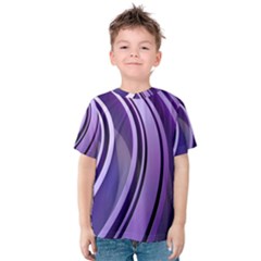 Circle Concentric Render Metal Kids  Cotton Tee