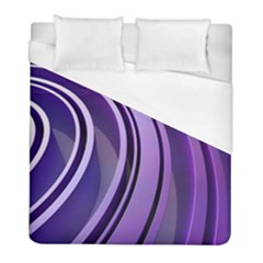 Circle Concentric Render Metal Duvet Cover (full/ Double Size)