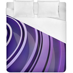 Circle Concentric Render Metal Duvet Cover (california King Size)