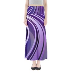 Circle Concentric Render Metal Full Length Maxi Skirt by HermanTelo