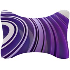 Circle Concentric Render Metal Seat Head Rest Cushion