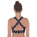 Chains Black Design Metal Iron Cross Back Sports Bra View2