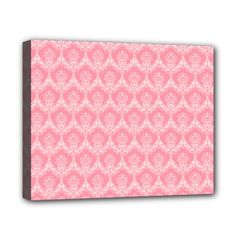 Damask Floral Design Seamless Canvas 10  X 8  (stretched)