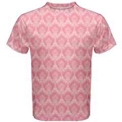 Damask Floral Design Seamless Men s Cotton Tee