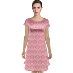 Damask Floral Design Seamless Cap Sleeve Nightdress