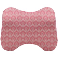 Damask Floral Design Seamless Head Support Cushion by HermanTelo