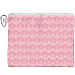 Damask Floral Design Seamless Canvas Cosmetic Bag (xxxl)