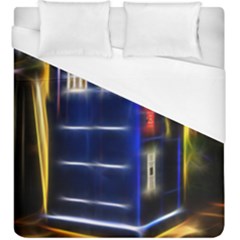 Famous Blue Police Box Duvet Cover (king Size)