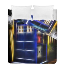 Famous Blue Police Box Duvet Cover Double Side (full/ Double Size)