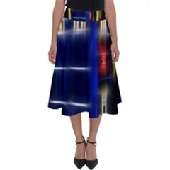 Famous Blue Police Box Perfect Length Midi Skirt by HermanTelo