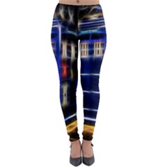 Famous Blue Police Box Lightweight Velour Leggings by HermanTelo