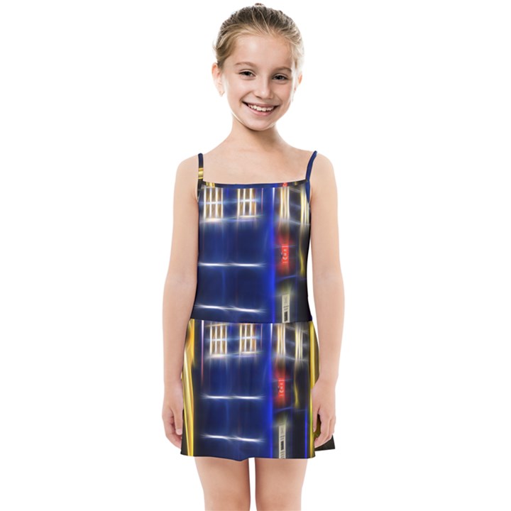 Famous Blue Police Box Kids  Summer Sun Dress