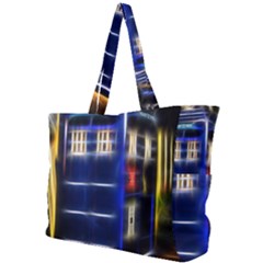 Famous Blue Police Box Simple Shoulder Bag by HermanTelo