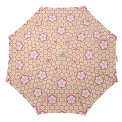 Floral Design Seamless Wallpaper Straight Umbrellas