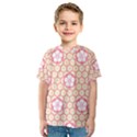 Floral Design Seamless Wallpaper Kids  Sport Mesh Tee View1