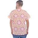 Floral Design Seamless Wallpaper Men s V-Neck Scrub Top View2