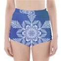 Flake Crystal Snow Winter Ice High-Waisted Bikini Bottoms View1