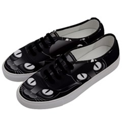 Grey Eyes Kitty Cat Men s Classic Low Top Sneakers