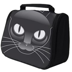 Grey Eyes Kitty Cat Full Print Travel Pouch (big) by HermanTelo