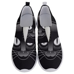 Grey Eyes Kitty Cat No Lace Lightweight Shoes