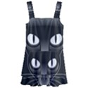 Grey Eyes Kitty Cat Kids  Layered Skirt Swimsuit View1