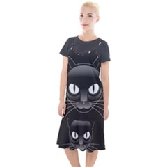 Grey Eyes Kitty Cat Camis Fishtail Dress