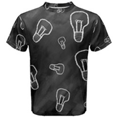 Many Lamps Background Men s Cotton Tee