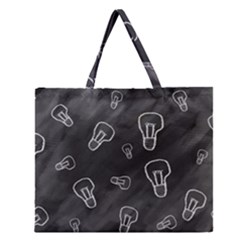 Many Lamps Background Zipper Large Tote Bag