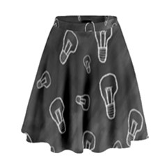 Many Lamps Background High Waist Skirt by HermanTelo