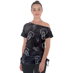 Many Lamps Background Tie-up Tee