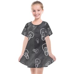 Many Lamps Background Kids  Smock Dress