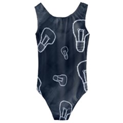 Many Lamps Background Kids  Cut-out Back One Piece Swimsuit