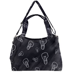 Many Lamps Background Double Compartment Shoulder Bag