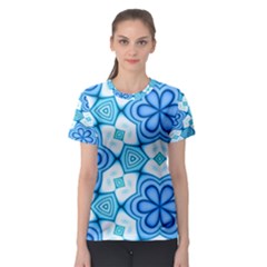 Pattern Abstract Wallpaper Women s Sport Mesh Tee