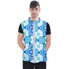 Pattern Abstract Wallpaper Men s Puffer Vest