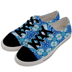 Pattern Abstract Wallpaper Men s Low Top Canvas Sneakers