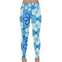 Pattern Abstract Wallpaper Lightweight Velour Classic Yoga Leggings by HermanTelo