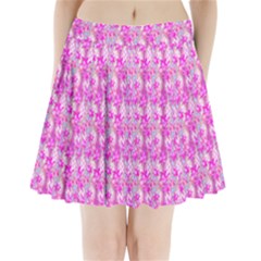 Maple Leaf Plant Seamless Pattern Pleated Mini Skirt