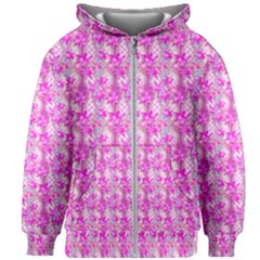 Maple Leaf Plant Seamless Pattern Kids  Zipper Hoodie Without Drawstring