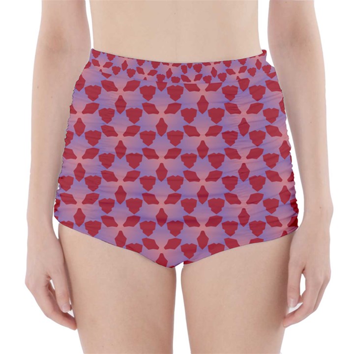 Pattern New Seamless High-Waisted Bikini Bottoms