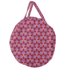 Pattern New Seamless Giant Round Zipper Tote