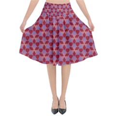 Pattern New Seamless Flared Midi Skirt