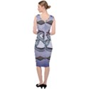 Wonderful Decorative Chinese Dragon Sleeveless Pencil Dress View4