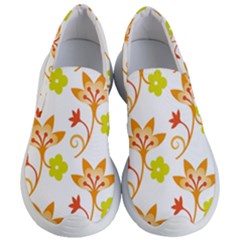 Pattern Floral Spring Map Gift Women s Lightweight Slip Ons