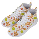 Pattern Floral Spring Map Gift Women s Lightweight High Top Sneakers View2