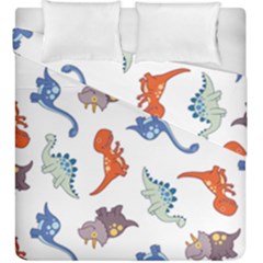 Pattern Dinosaurs Duvet Cover Double Side (king Size)